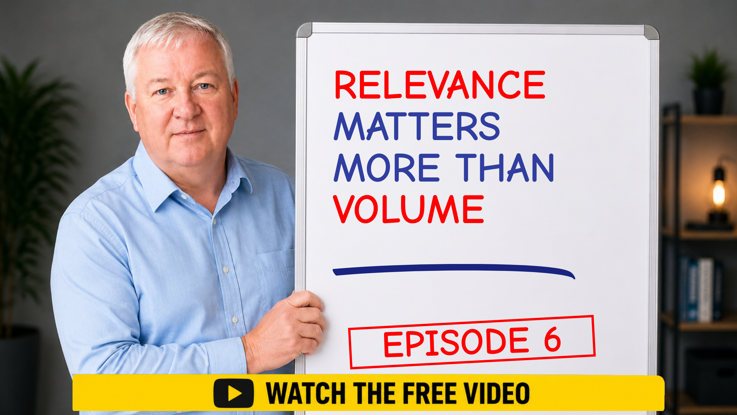 Why Relevance Matters More Than Volume podcast episode artwork
